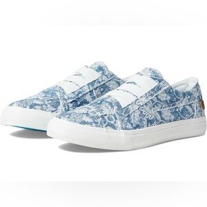 Blowfish Malibu Blue Floral Slip-On Sneakers